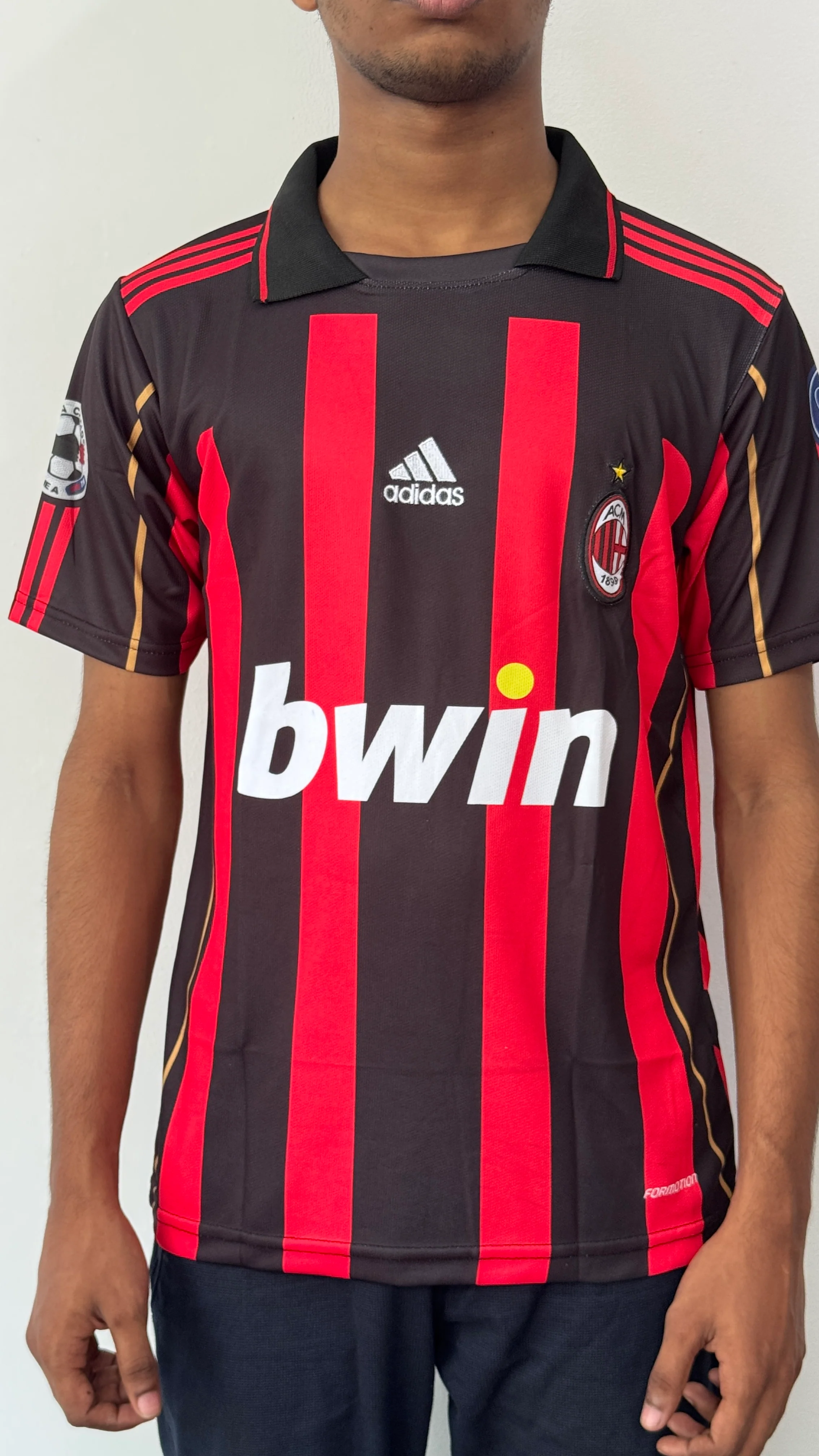 AC MILAN 2006 HOME POLO -EMBROIDERY - Image 3