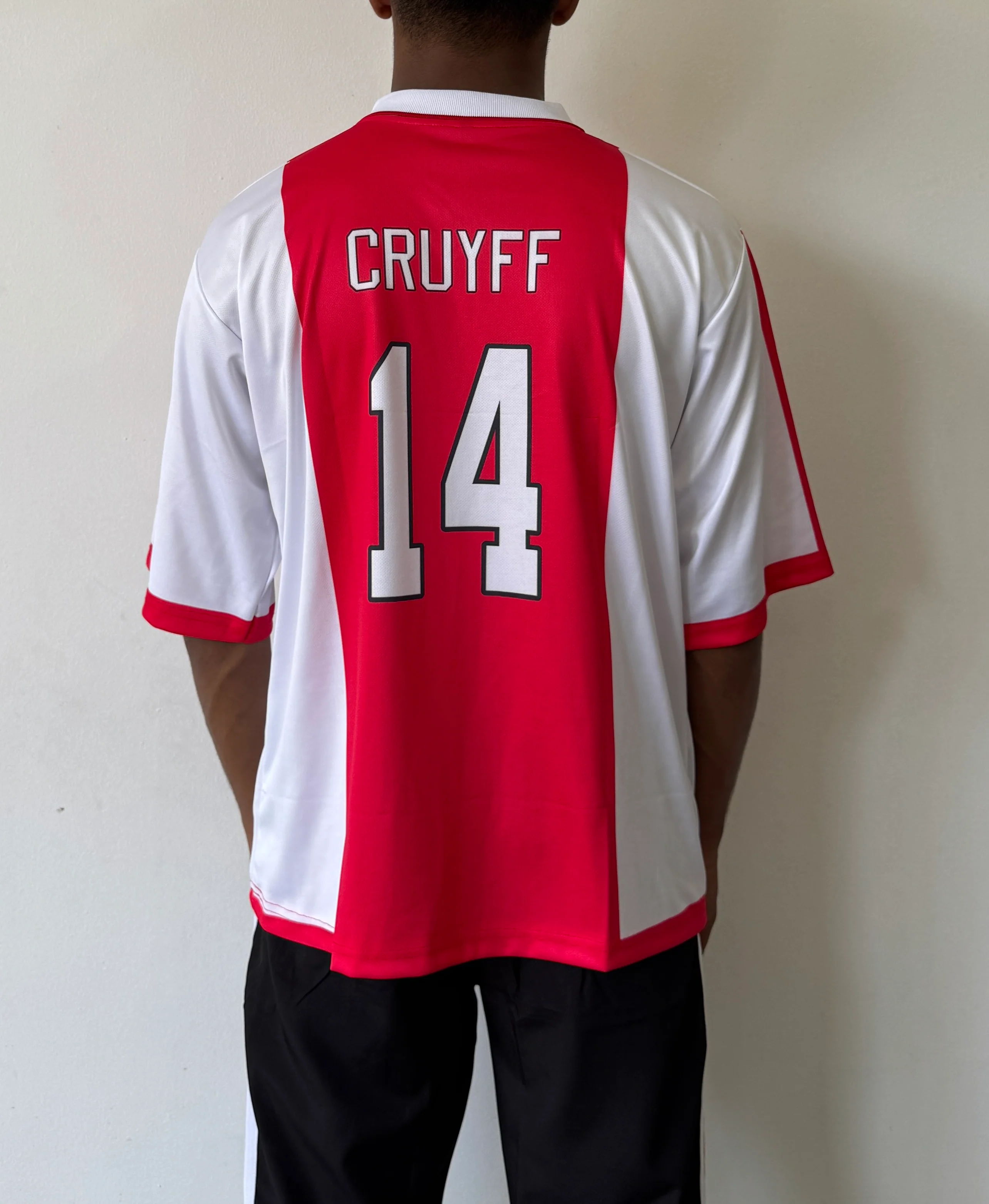 AJAX 2001-02 CRUYFF FIVE SLEVEE - EMBROIDERY - Image 3