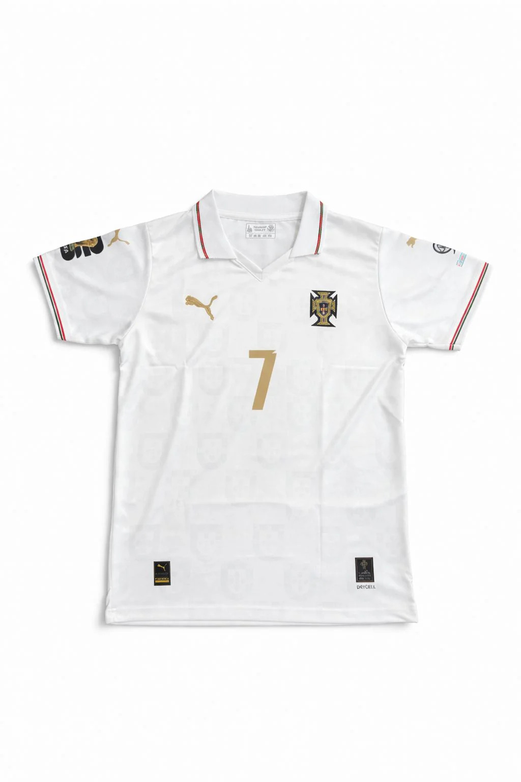 PORTUGAL PANTHER WHITE POLO 2026  CR7- EMBROIDERY