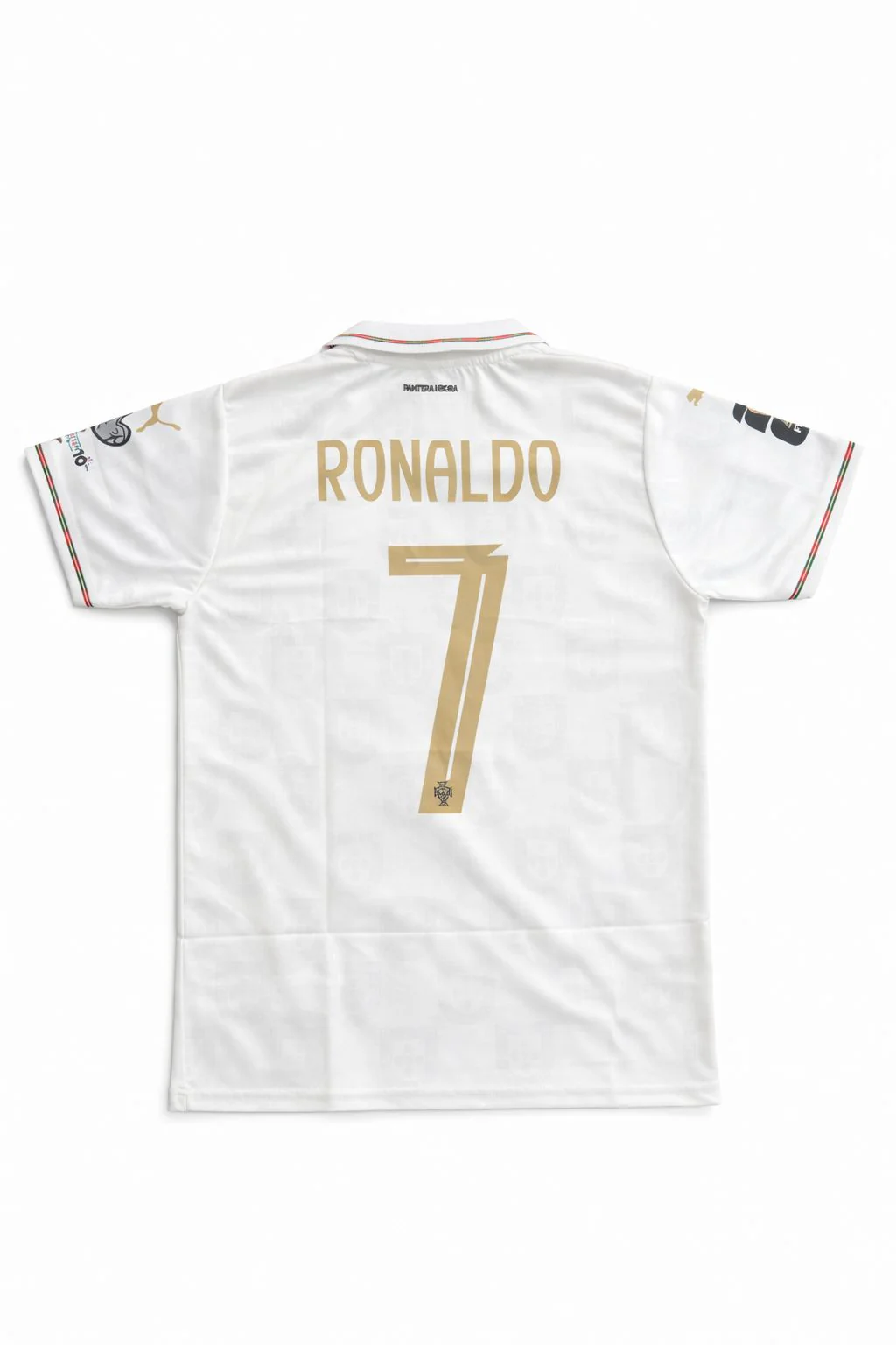 PORTUGAL PANTHER WHITE POLO 2026  CR7- EMBROIDERY - Image 2
