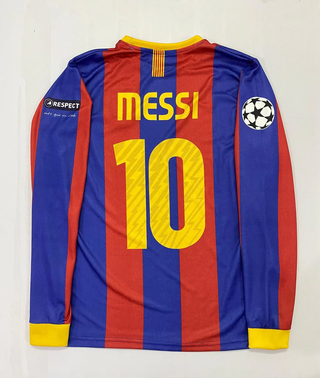 FC BARCELONA 2010-11 HOME FULL SLEEVE - EMBROIDERY - Image 2