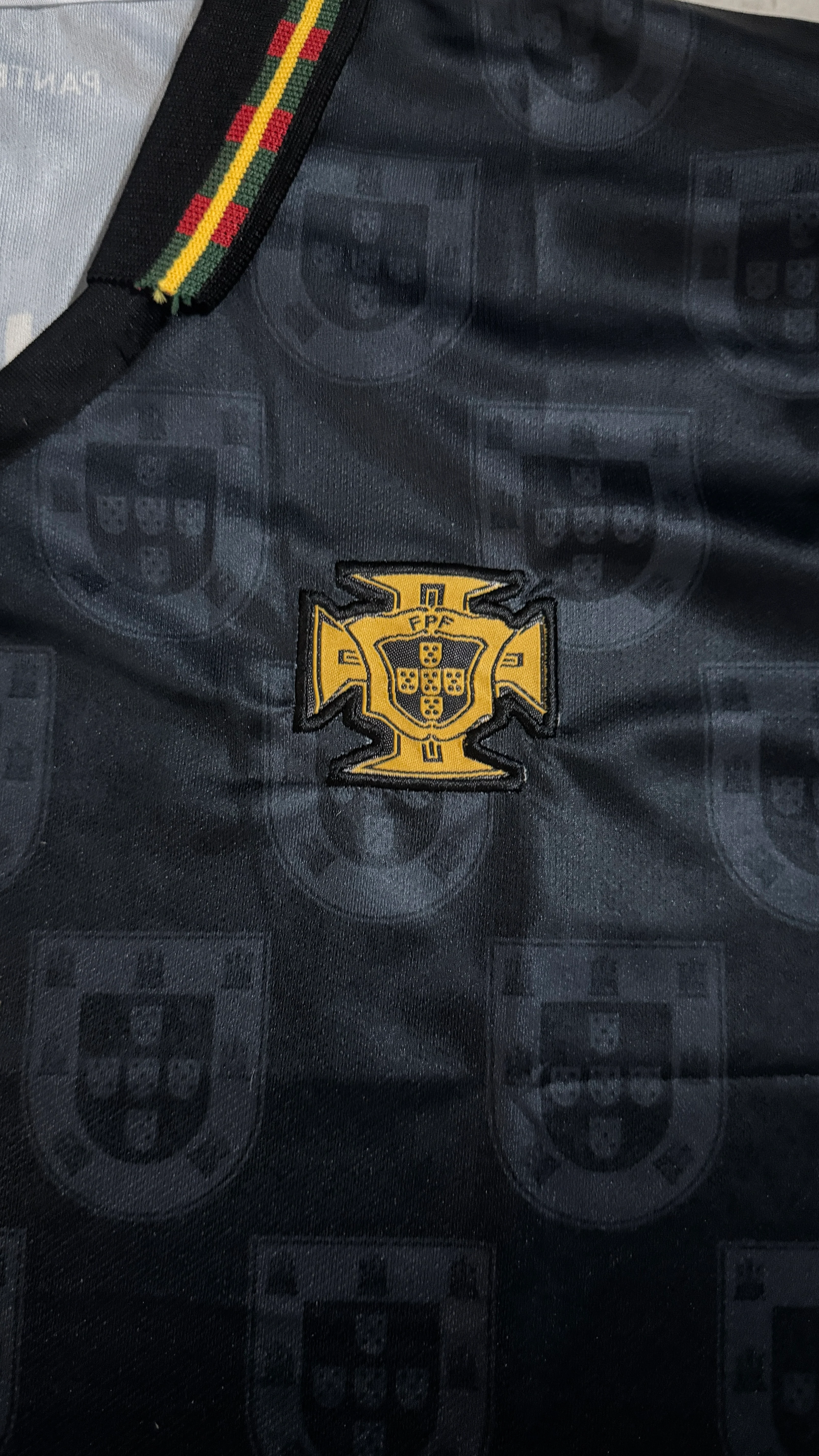 PORTUGAL 2026 AWAY PANTHER HALF SLEVEE POLO  CR7-EMBROIDERY - Image 3