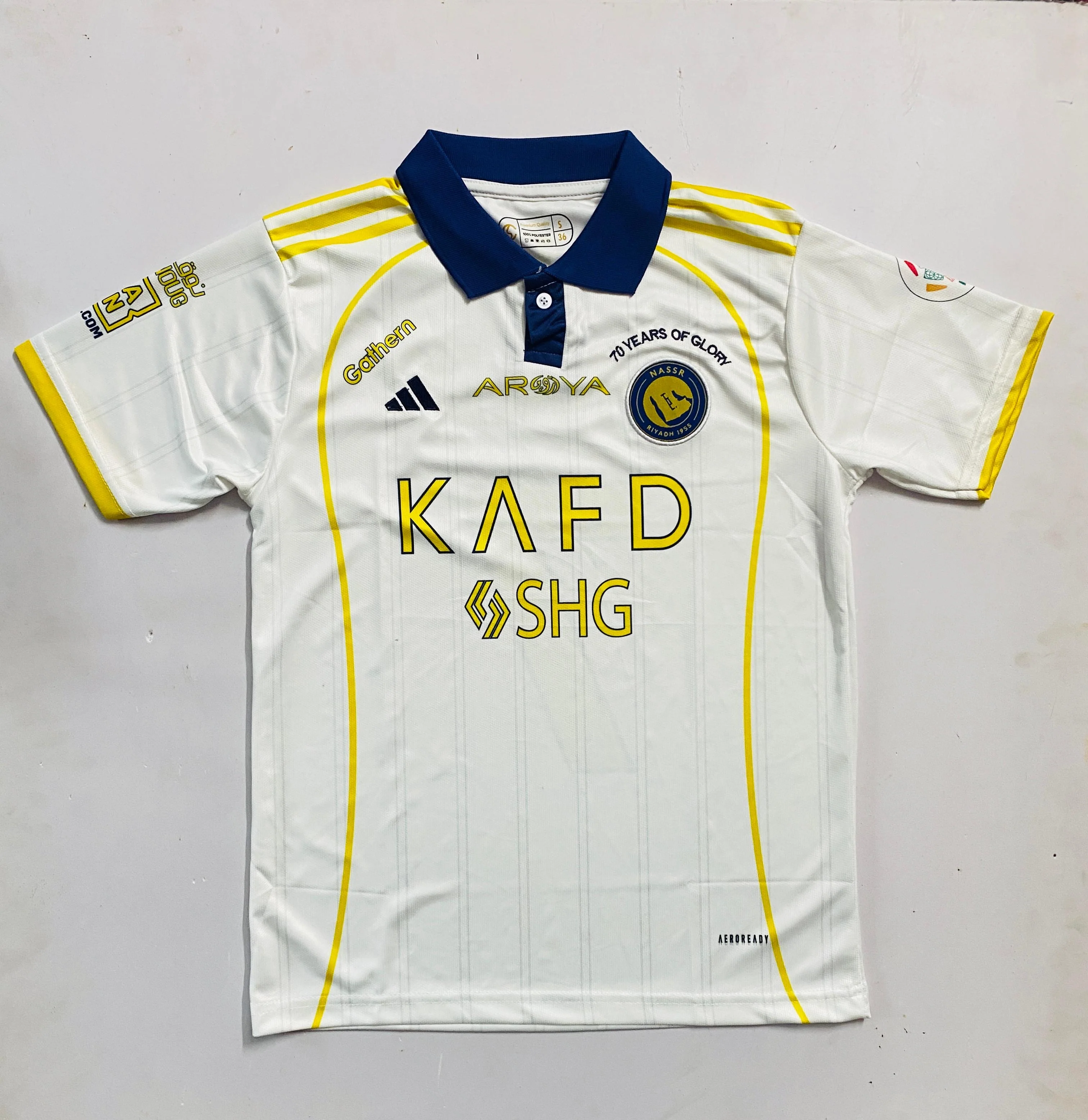 AL NASSAR 25/26 THIRD KIT POLO - EMBROIDERY