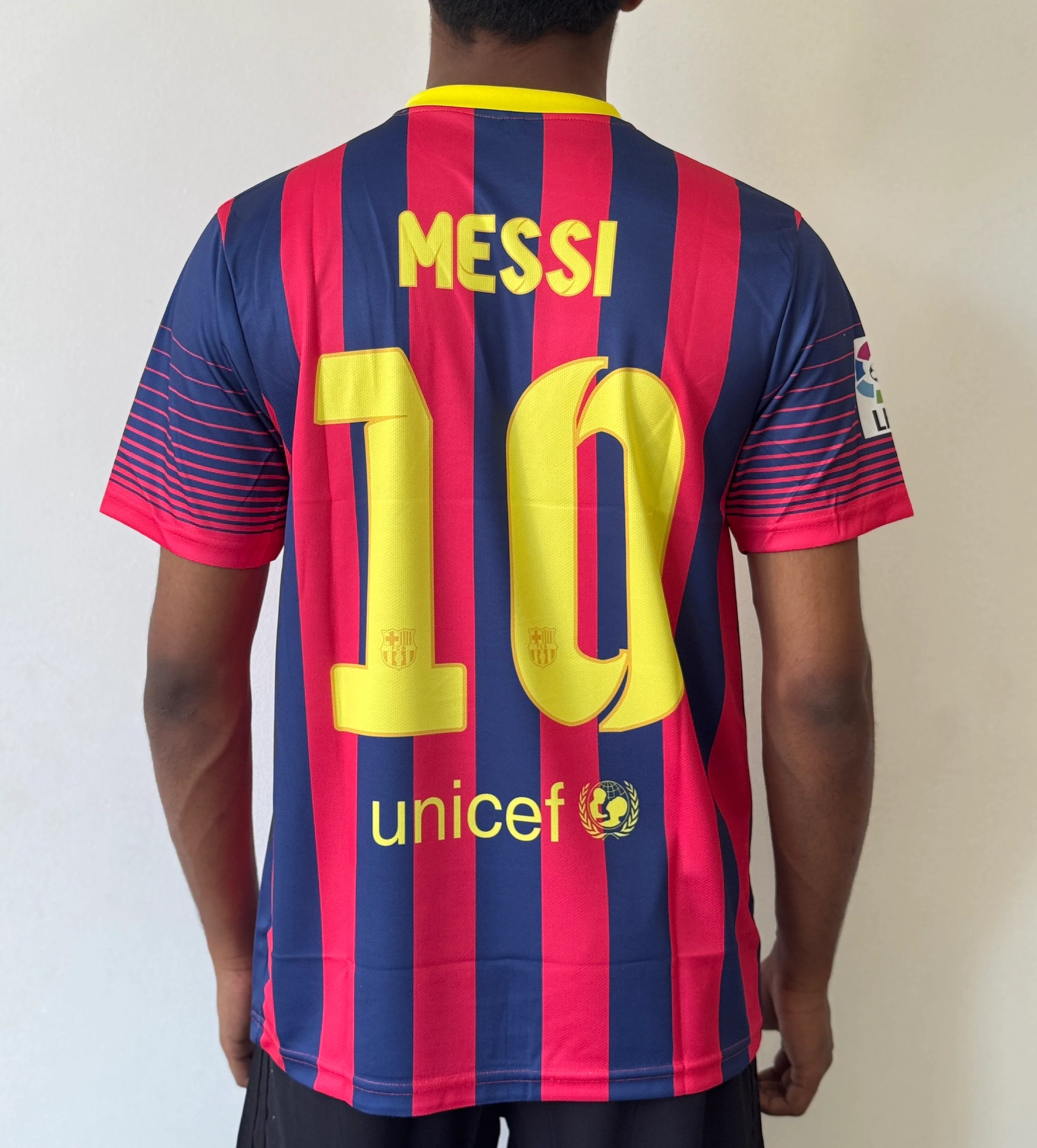 FC BARCELONA 2013/14 HOME HALF SLEVEE MESSI  -EMBROIDERY - Image 2