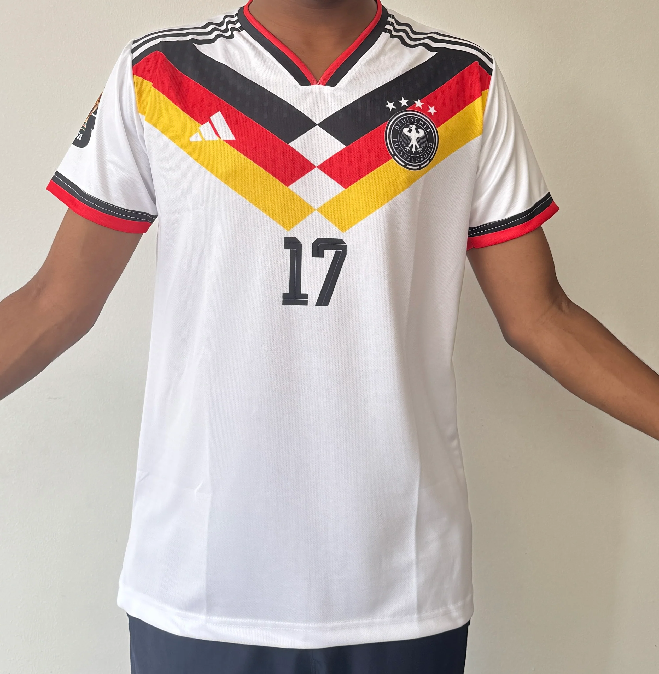 GERMANY 2026 V - NECK HOME WRITZ JERSEY- PRINTED - Image 3