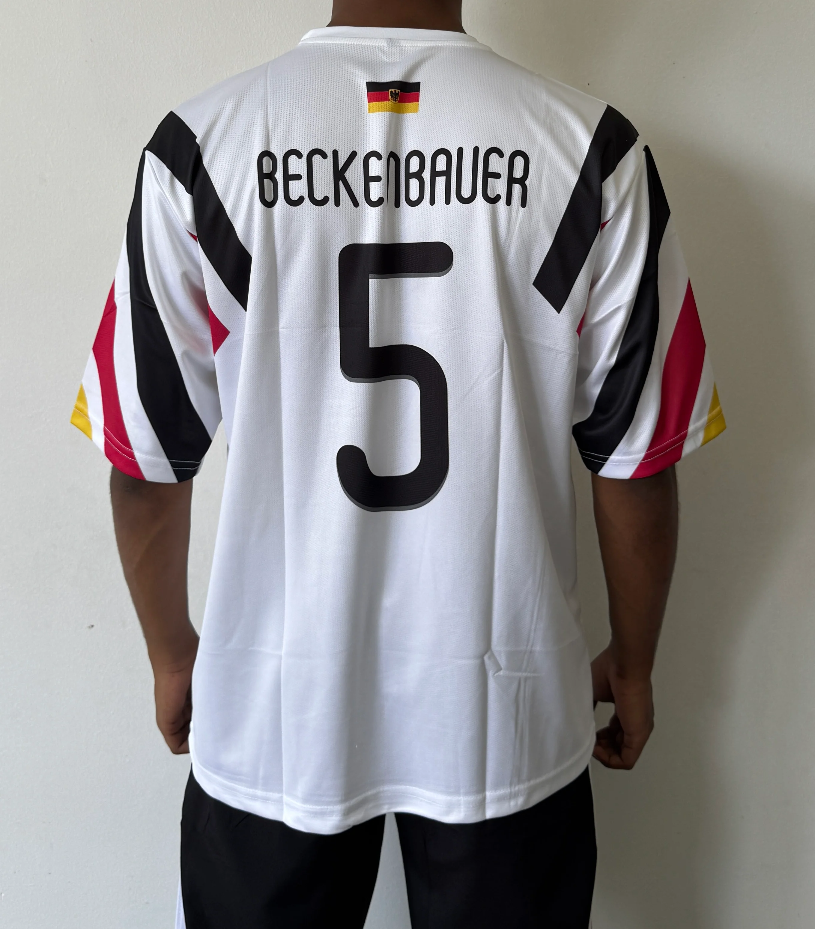 GERMANY BECKENBAUER WHITE FIVE SLEVEE - EMBROIDERY - Image 3