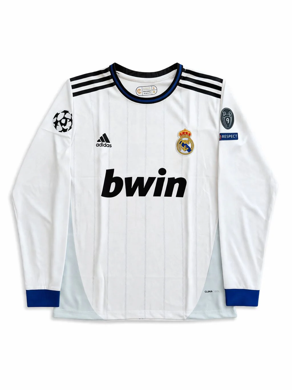 REAL MADRID 2012/13 HOME FULL SLEEVE CR7- EMBROIDERY