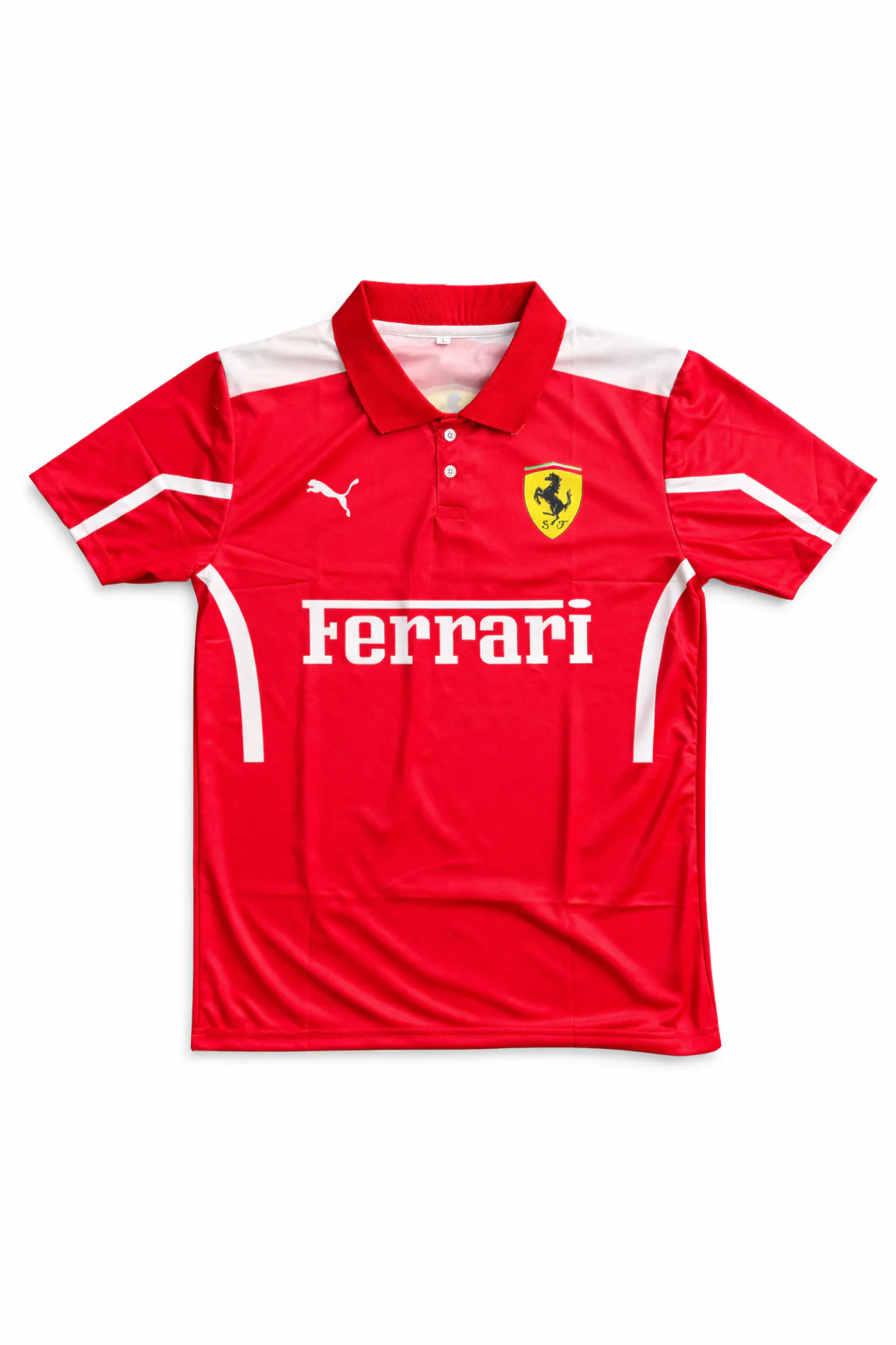 Ferrari Polo Tshirt - Printed