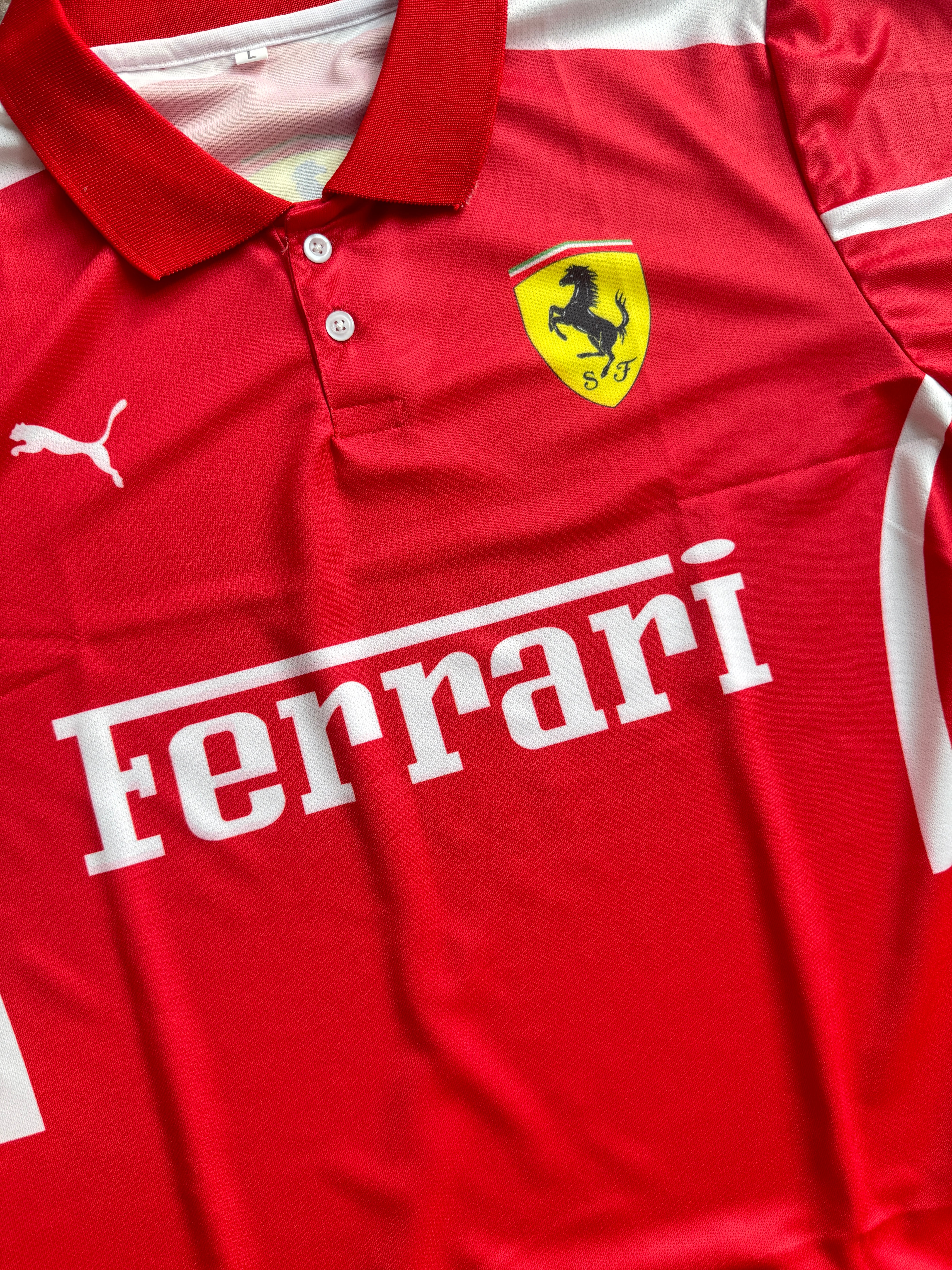 Ferrari Polo Tshirt - Printed - Image 3