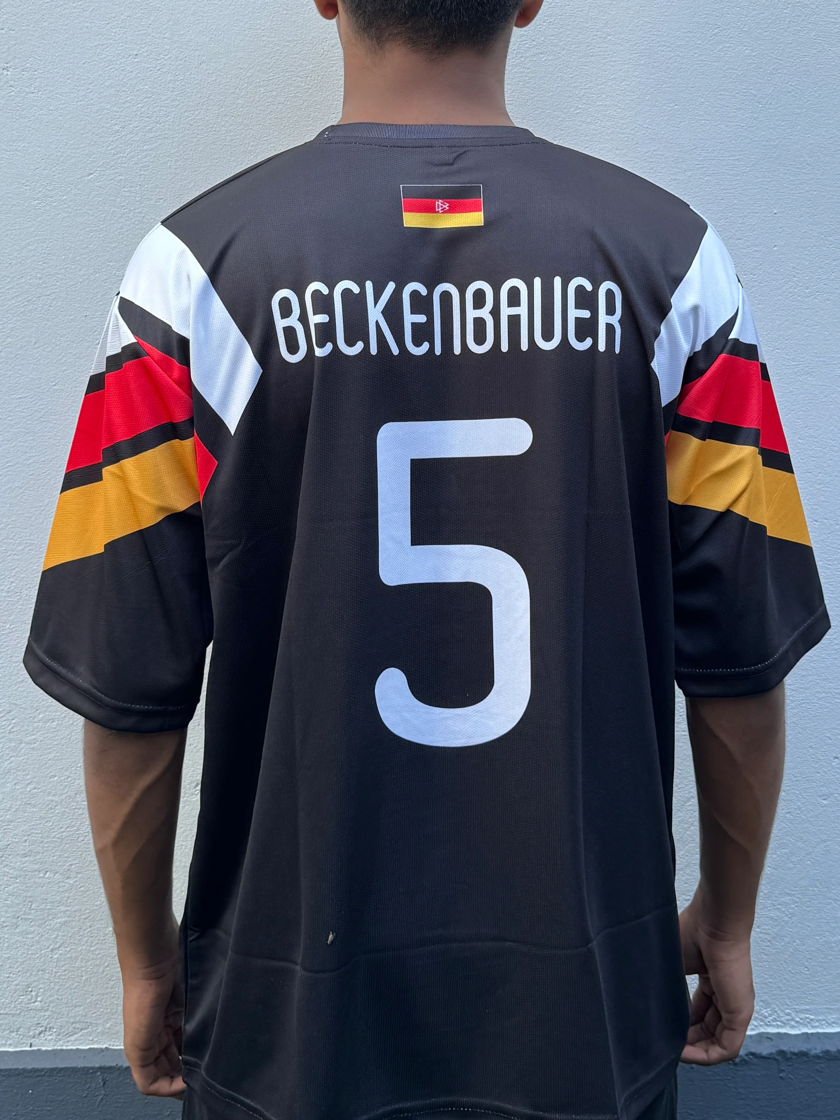 GERMANY BECKENBAUER BLK FIVE SLEVEE - Embroidery - Image 3