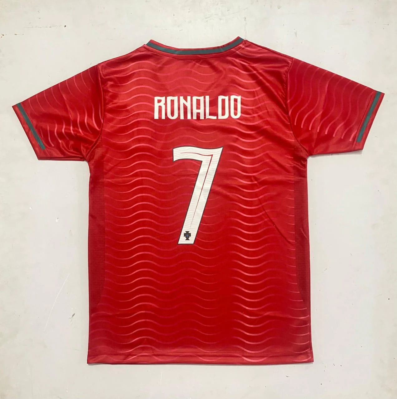 PORTUGAL 2026 HOME JERSEY-HALF SLEEVE CR7- EMBROIDERY - Image 2