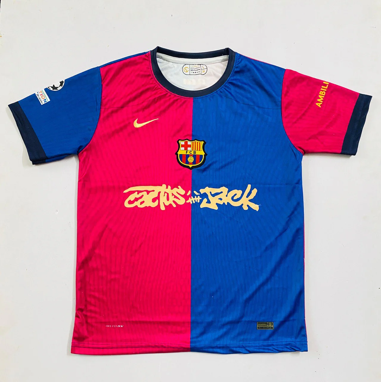 FCB x travis scott  2024/25 HOME HALF SLEVEE -EMBROIDERY