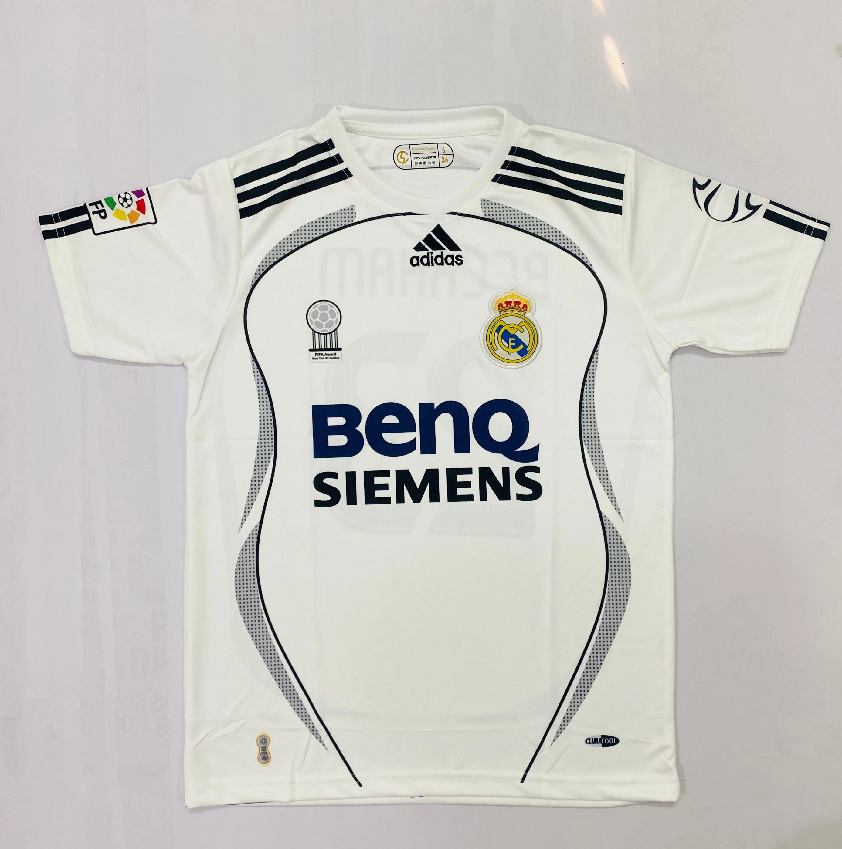 REAL MADRID 2007 HOME -BECKHAM