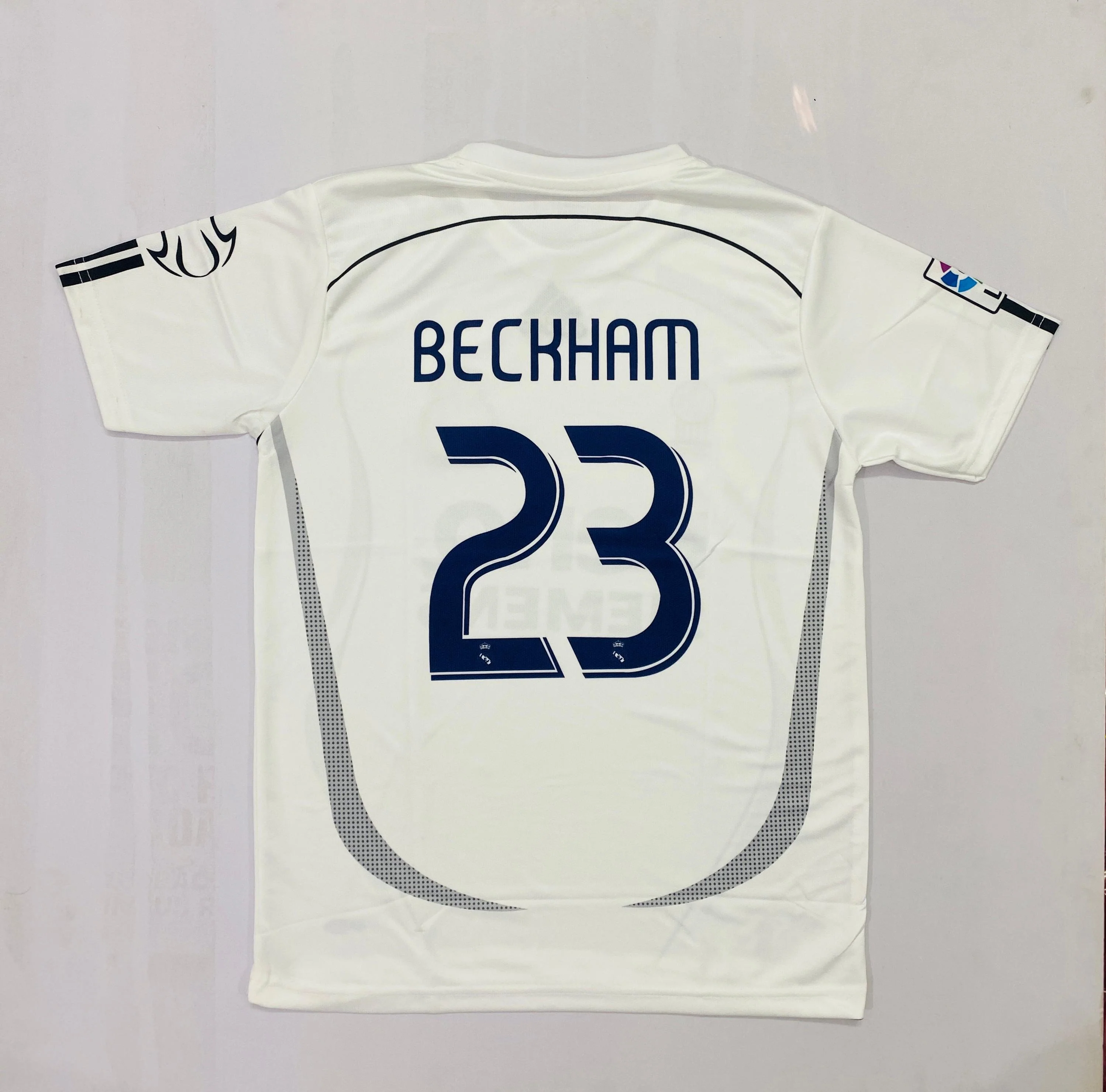 REAL MADRID 2007 HOME -BECKHAM - Image 2