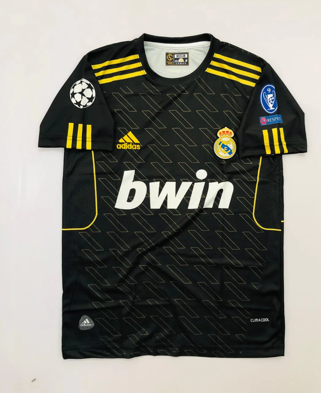 REAL MADRID 2011/12 AWAY BLACK CR7-EMBROIDERY