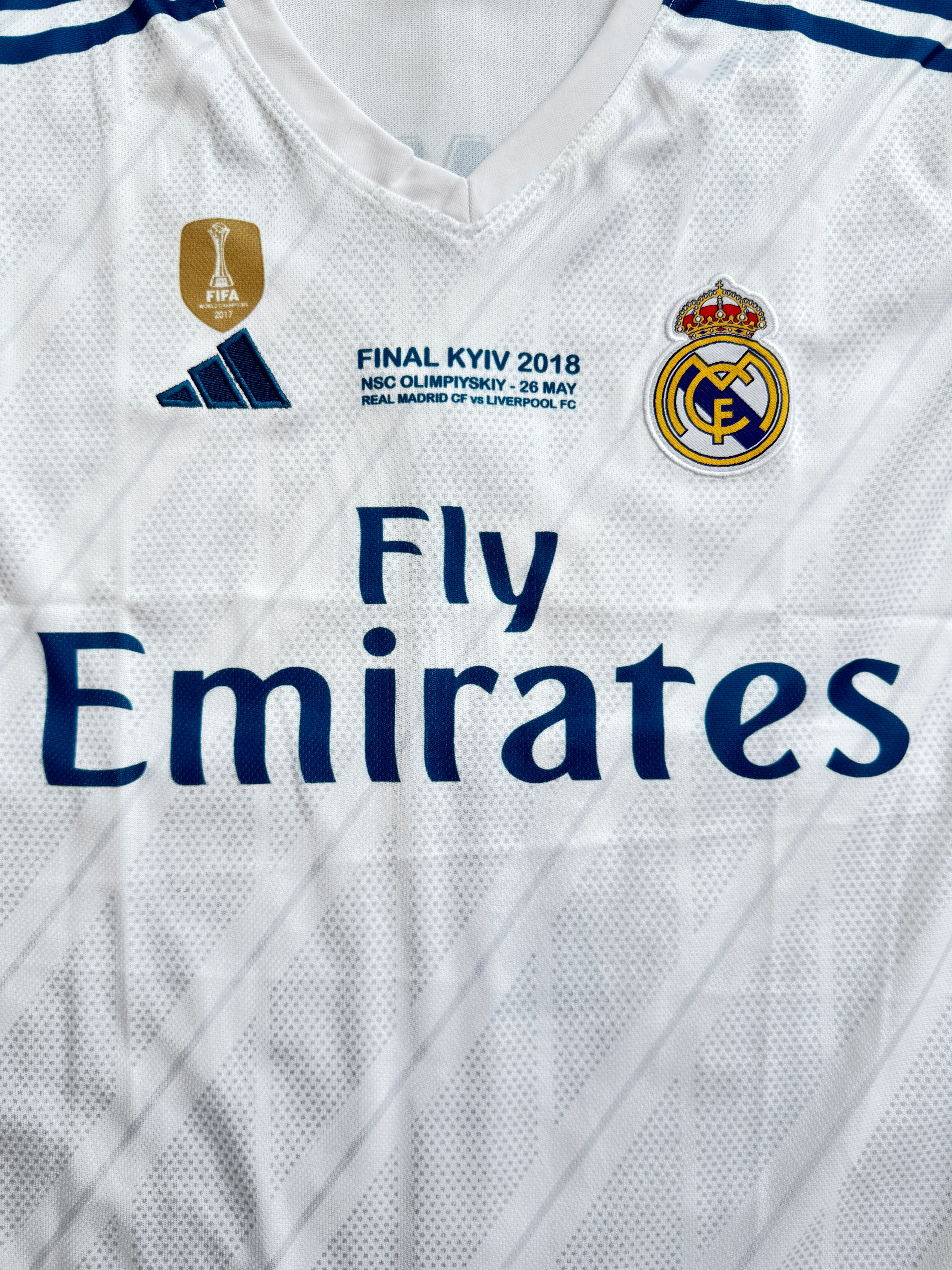 REAL MADRID 2017/18 FULL SLEEVE HOME CR7-EMBROIDERY - Image 3