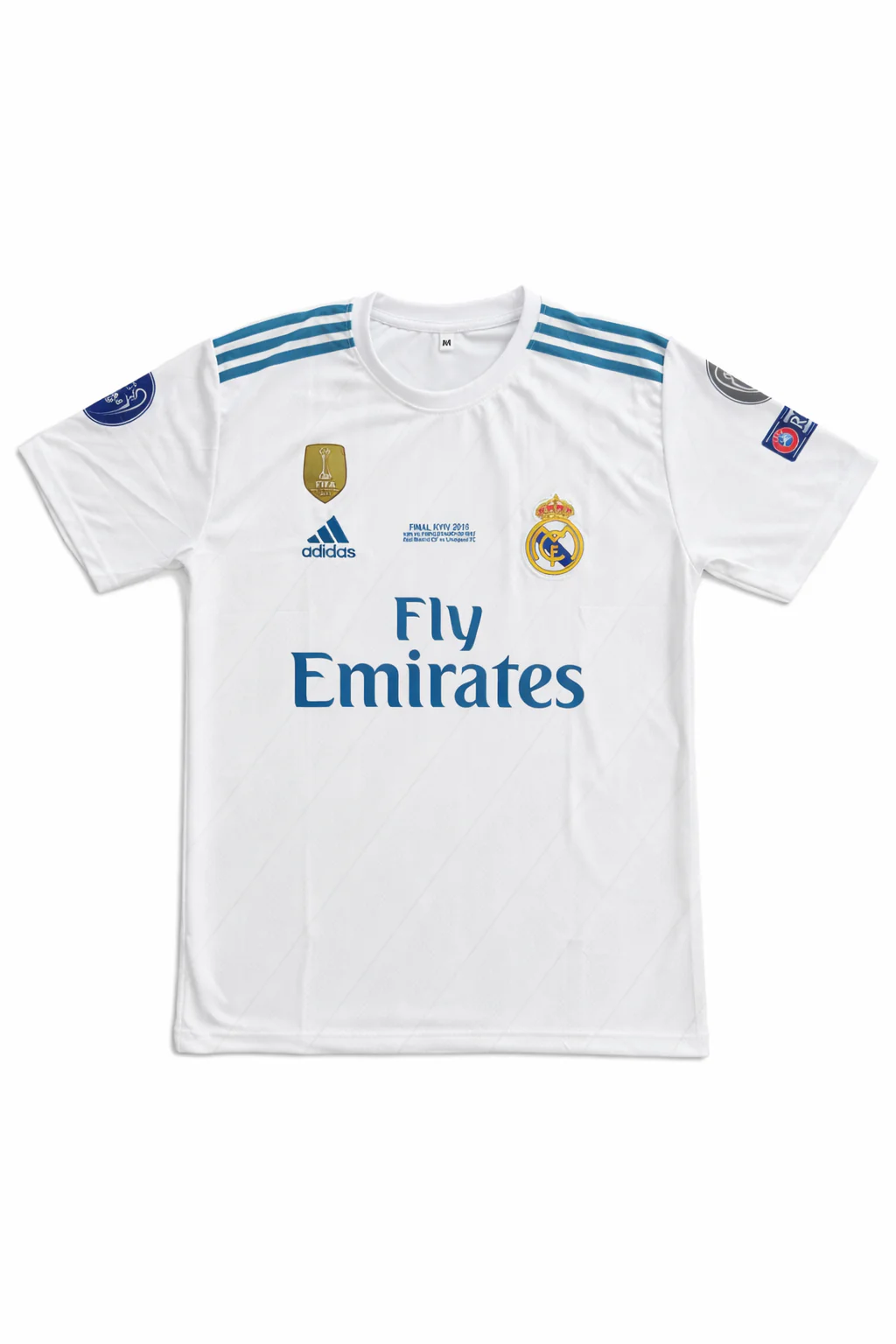 REAL MADRID 2017 HOME - HALF SLEVEE CR7- EMBROIDERY